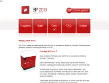 Tablet Screenshot of bip2010.pl